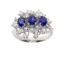 Anello Damiani Donna Mimosa in Oro bianco 20075422 - 20075422
